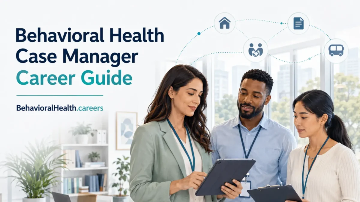 Our behavioral health case manager career guide from BehavioralHealth.careers