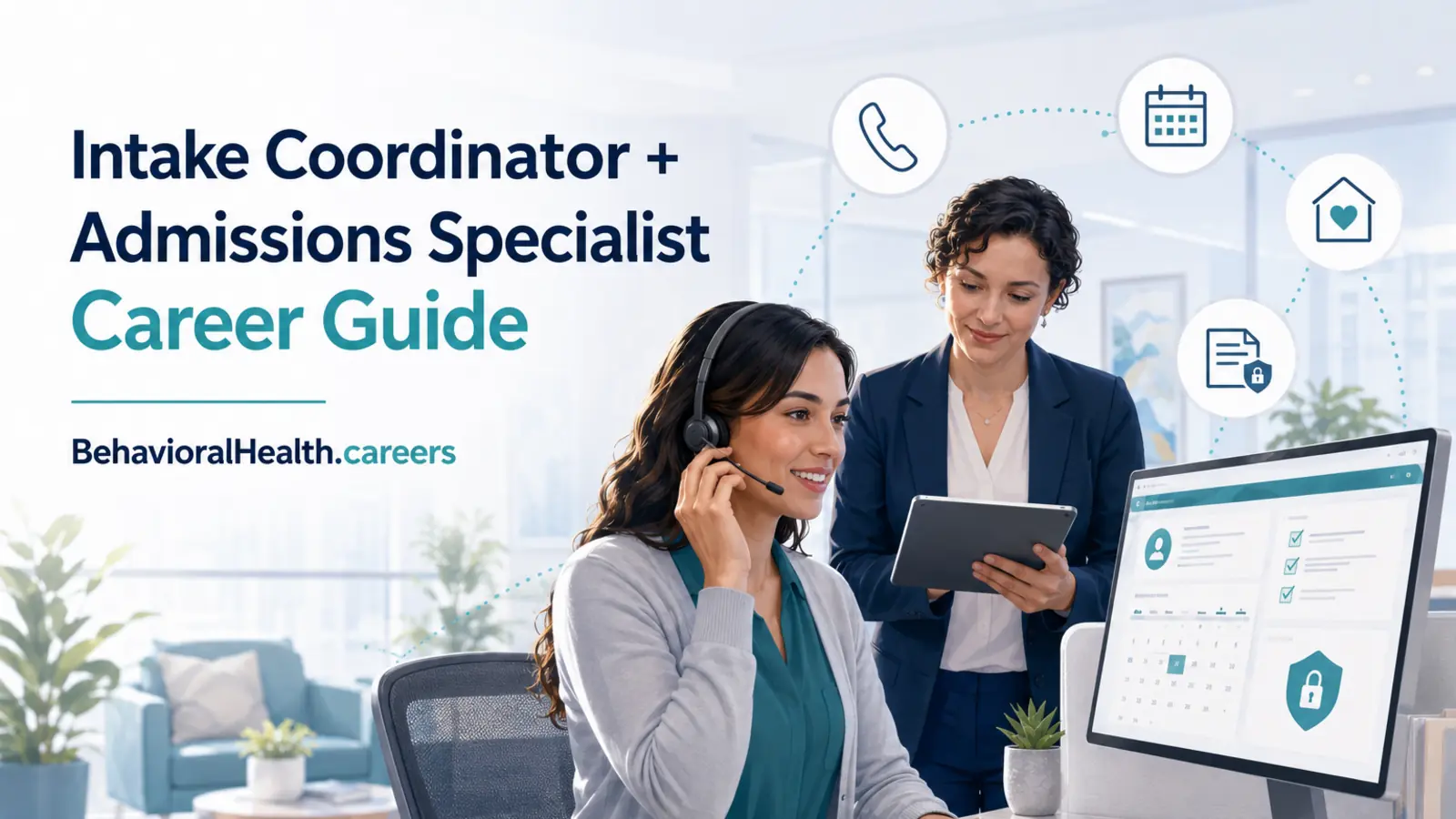 Intake coordinator and admissions specialist career guide from behavioralhealth.careers