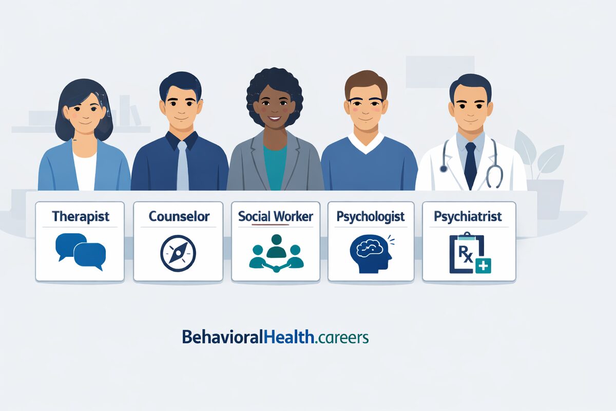 therapist-vs-counselor-vs-social-worker-vs-psychologist-vs-psychiatrist-behavioralhealth-careers featured pic