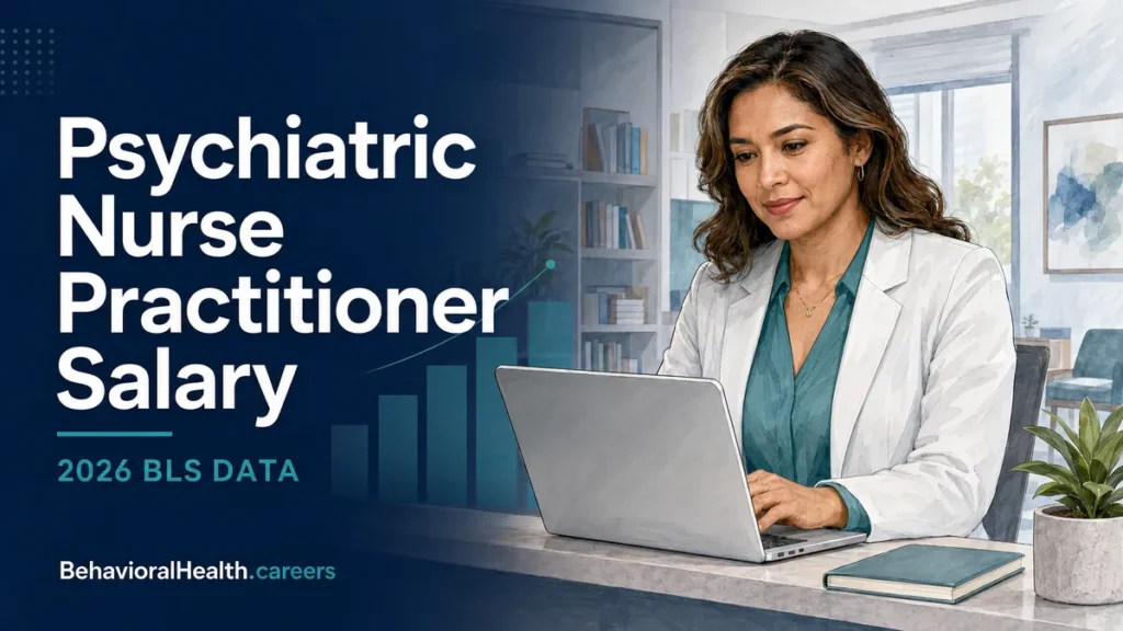 Psychiatric nurse practitioner salary guide from behavioralhealth.careers featured image
