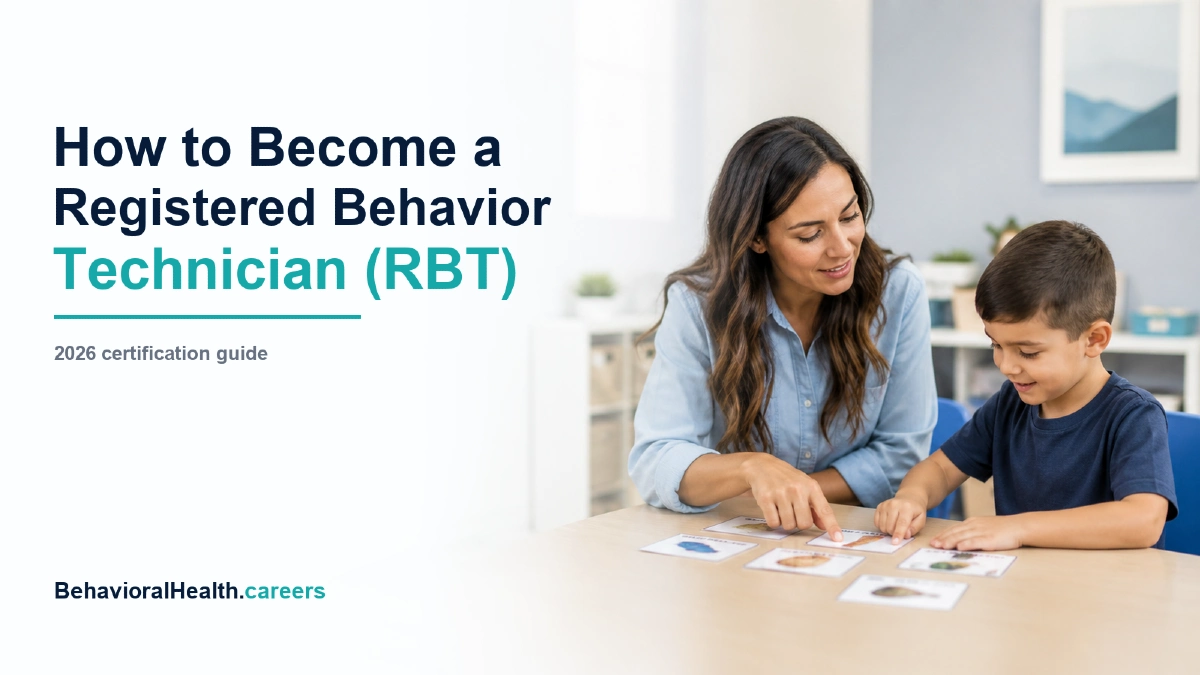 How to become a registered behavior technician guide from behavioralhealth.careers