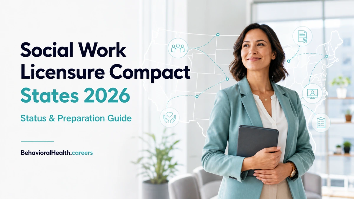 Our social work licensure compact guide for behavioralhealth.careers
